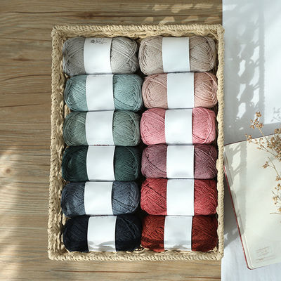 Lightweight Breathable Bamboo Tape Yarn , Antibacterial Cotton Bamboo Yarn