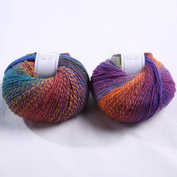 Durable Washable Wool Cotton Blend Yarn , Anti Fouling Cotton Mix Yarn