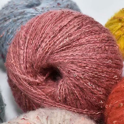 Recyclable Chunky Cotton Acrylic Blend Yarn Multipurpose Practical